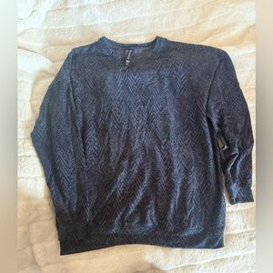 Athleta Studio to Street Splatter Sweatshirt Sz M